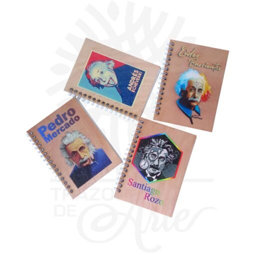 Cuaderno para personalizar tapas en madera impresión UV