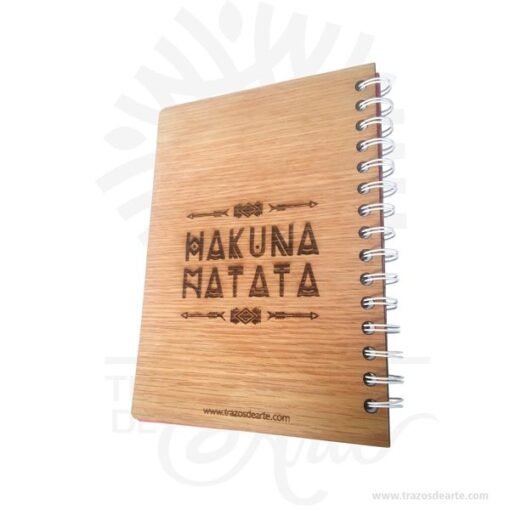 Cuaderno madera para personalizar