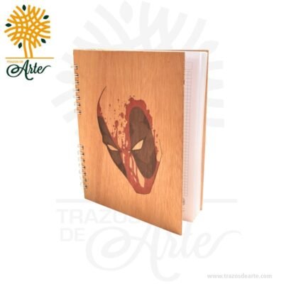 Cuaderno en madera para personalizar
