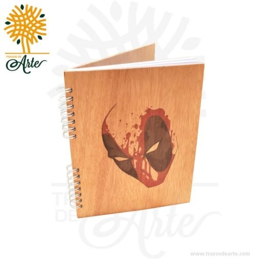 Cuaderno en madera para personalizar