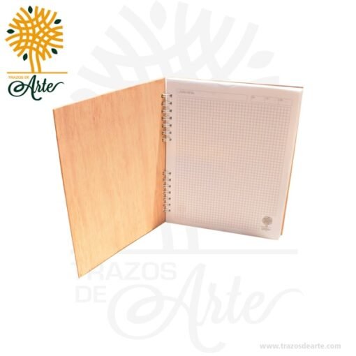 Cuaderno madera bicicleta para personalizar