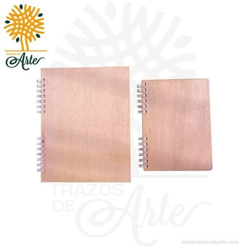 Cuaderno madera bicicleta para personalizar