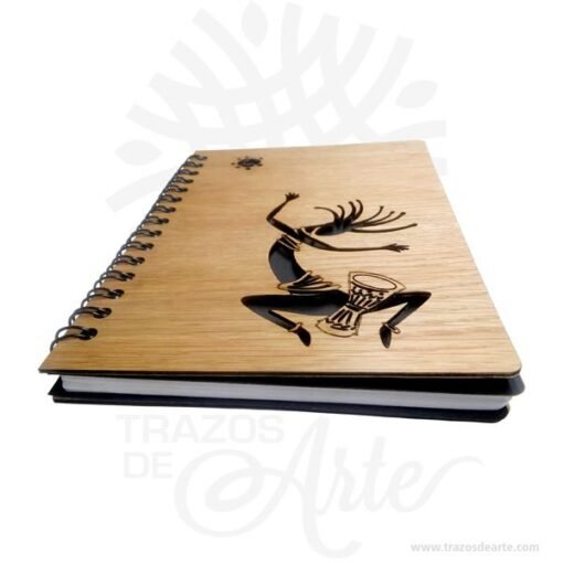 Cuaderno madera para personalizar