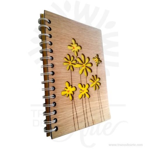 Cuaderno madera para personalizar