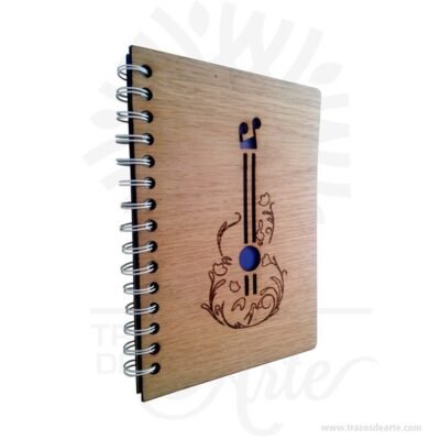 Cuaderno madera para personalizar