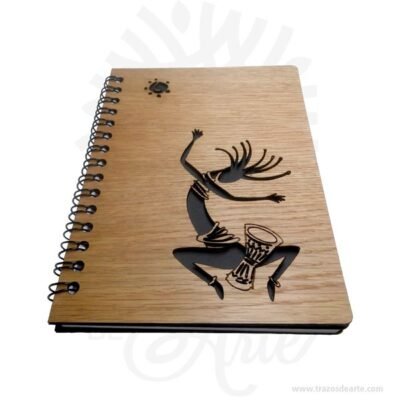 Cuaderno madera para personalizar