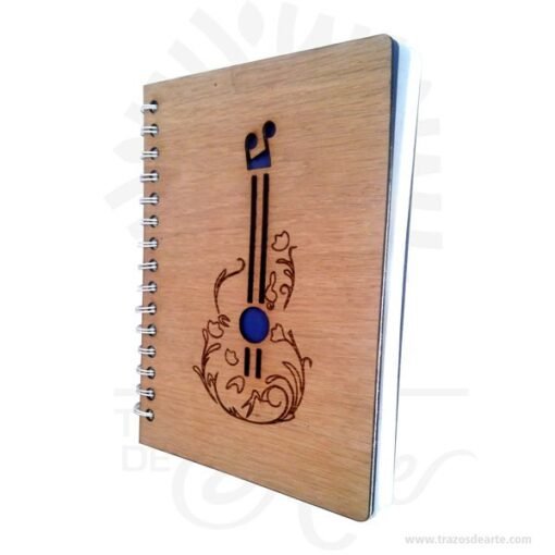 Cuaderno madera para personalizar