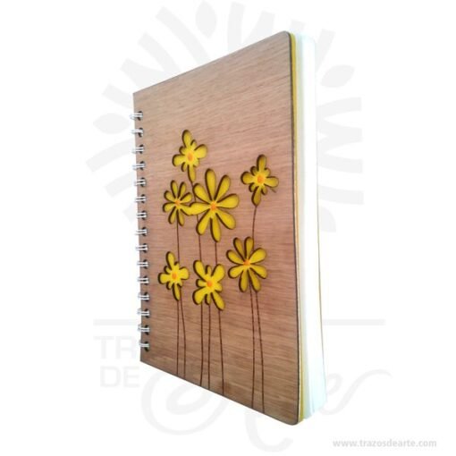 Cuaderno madera para personalizar