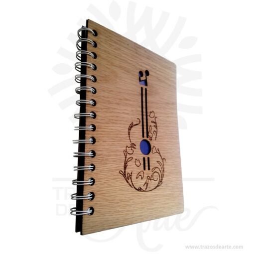 Cuaderno madera para personalizar