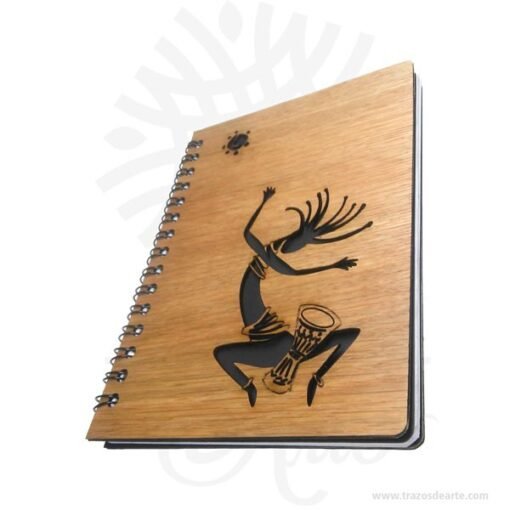 Cuaderno madera para personalizar