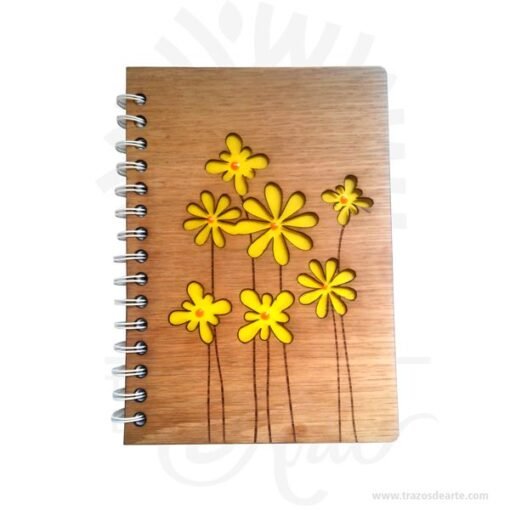 Cuaderno madera para personalizar