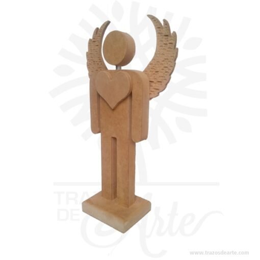 Figura ángel hombre en madera MDF 18 mm