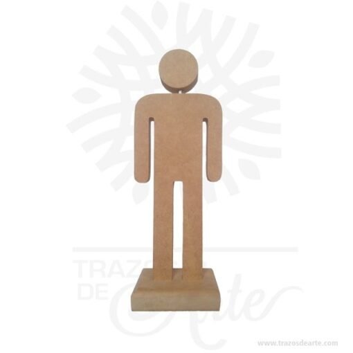 Figura hombre en madera MDF 18 mm