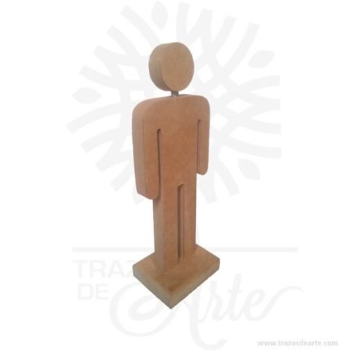 Figura hombre en madera MDF 18 mm