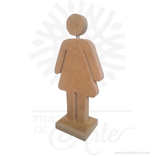 Figura mujer en madera MDF 18 mm