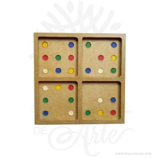 Juego Concéntrese en MDF 21 x 21 cm