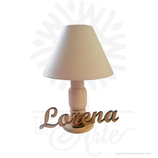 Lámpara de mesa para personalizar