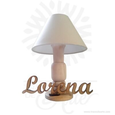 Lámpara de mesa para personalizar