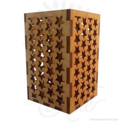 Luminaria Portavelas mini en MDF