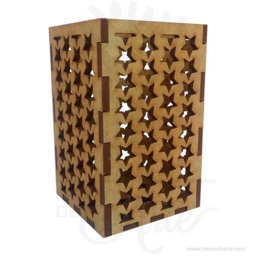 Luminaria Portavelas mini en MDF