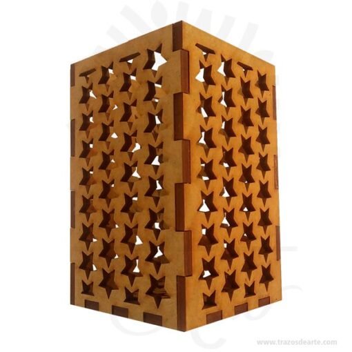 Luminaria Portavelas mini en MDF
