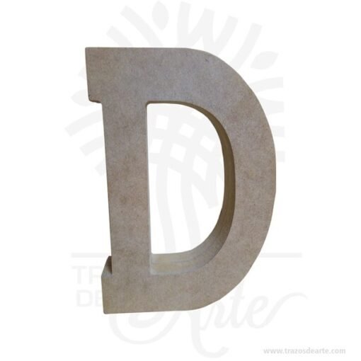 Letras 3D en MDF de 30 mm de espesor