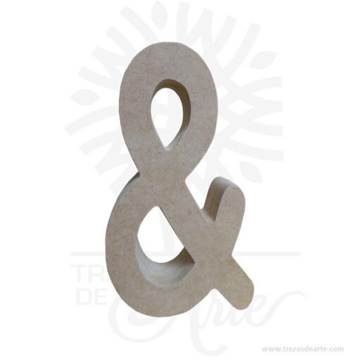 Letras 3D en MDF de 30 mm de espesor