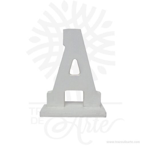 Letras y nombres en MDF de 9 mm de espesor de 10 x 7 cm con base