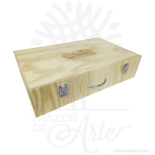 Caja maletín en madera de pino