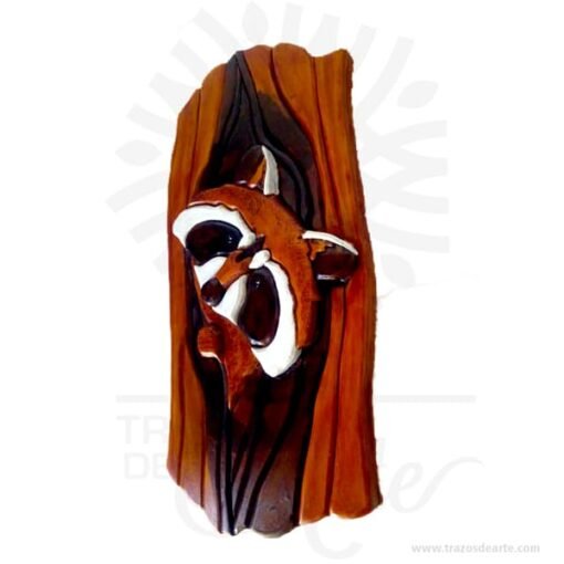 Mapache intarsia