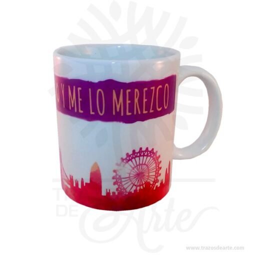 Mug “Quiero puedo y me lo merezco”