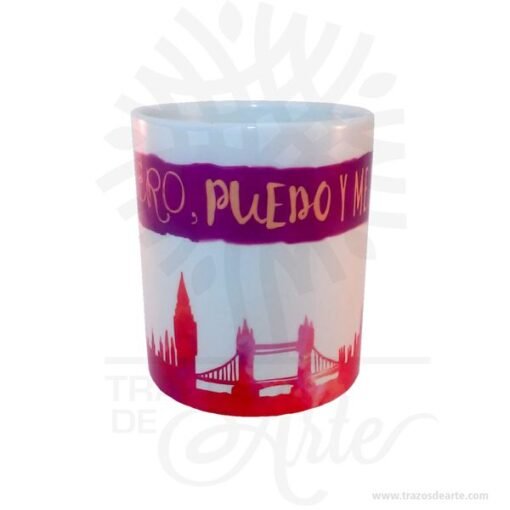 Mug “Quiero puedo y me lo merezco”