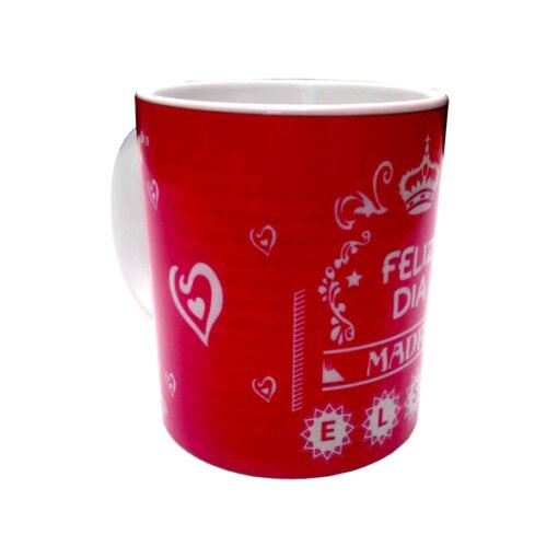 Mug feliz día madre personalizado