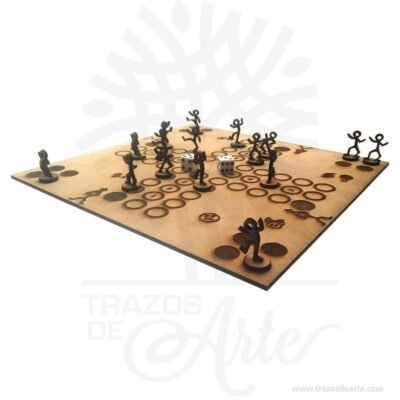 Parqués cortado en láser