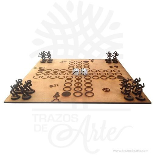 Parqués cortado en láser