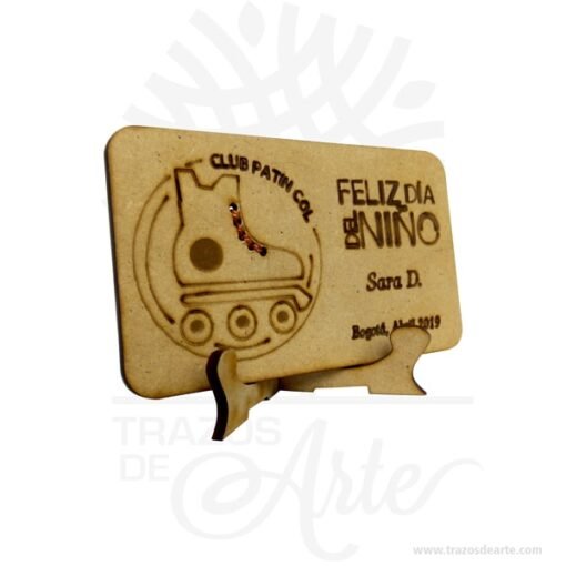 Placa regalo conmemorativa