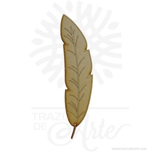 Pluma para atrapasueños en MDF Pack X 3 unidades