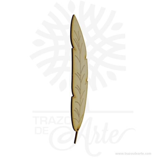 Pluma para atrapasueños en MDF Pack X 3 unidades
