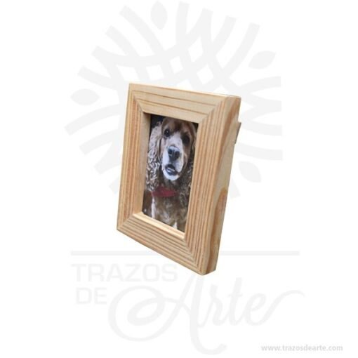 Portaretrato para mesa en madera de pino