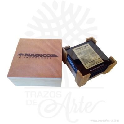 Portavasos para personalizar en madera y MDF