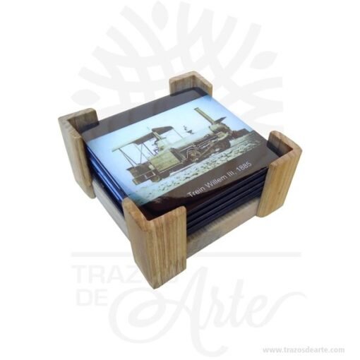 Portavasos para personalizar en madera y MDF