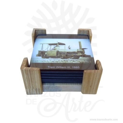 Portavasos para personalizar en madera y MDF