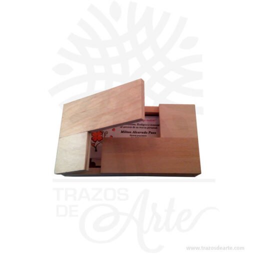 Caja tarjetero dos hojas