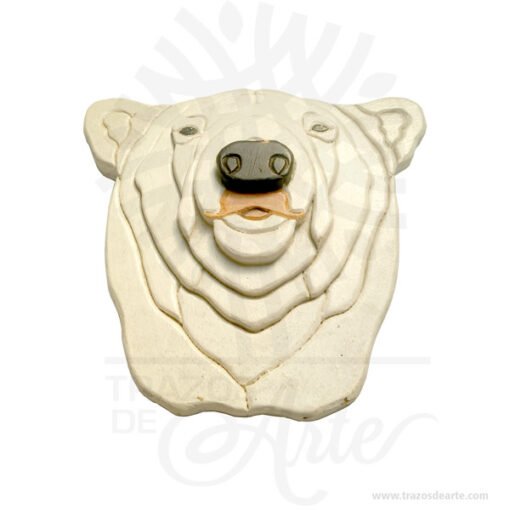 Oso en intarsia