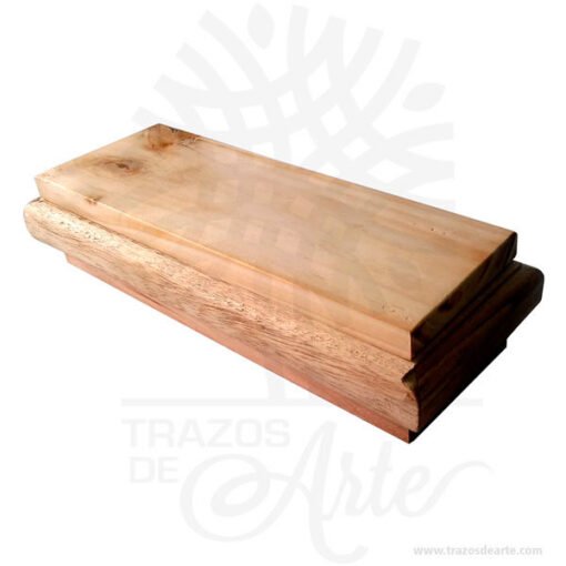 Caja estuche de madera 25,5 x 10 x 5,5 cm