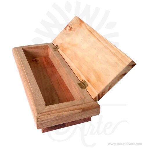 Caja estuche de madera 25,5 x 10 x 5,5 cm