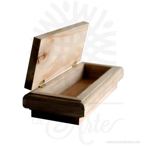 Caja estuche de madera 25,5 x 10 x 5,5 cm
