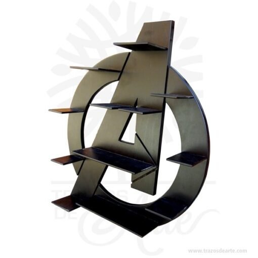 Repisa en madera Avengers