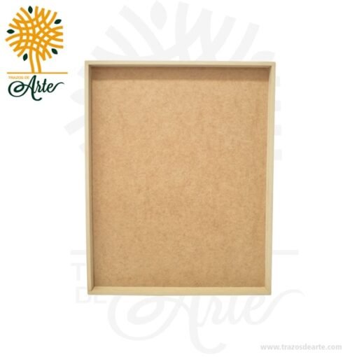 Retablo en Mdf de 3mm crudo de 50 X 40 cm