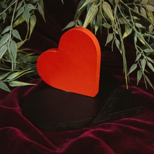 Soporte de teléfono con forma de corazón